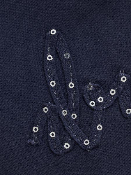 Sweatshirt Black Iris Creamie 