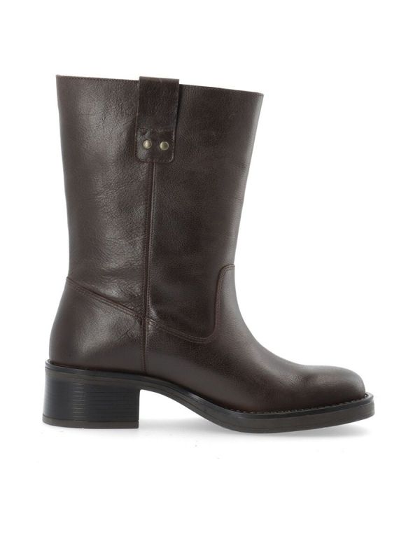 Biamary Skinnboots Mid Pull On Brown Bianco 