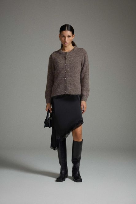 Hovedbilde Vilarka O-Neck Knit Cardigan Falcon VILA