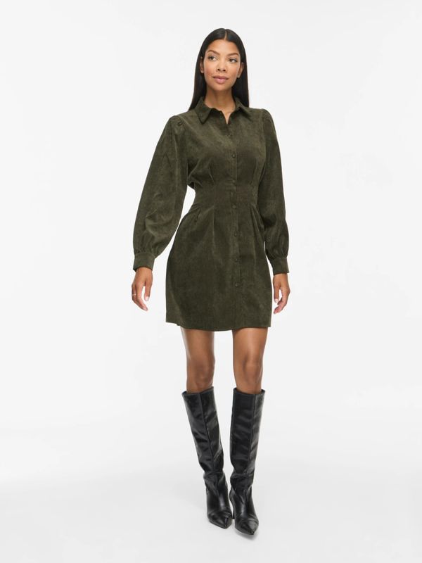 Vicordu LS Shirt Dress Forest Night VILA