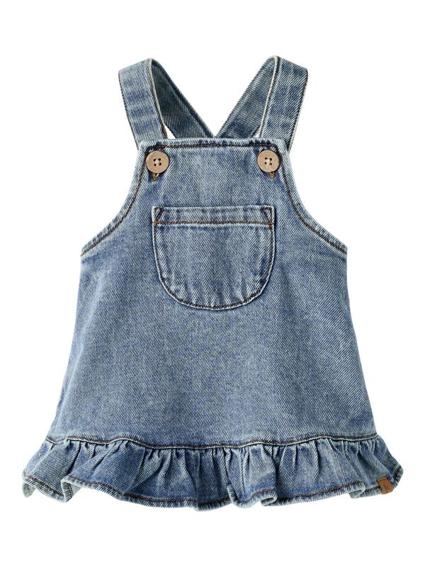 Karole Denim Skirtall Medium Blue Denim Lil Atelier