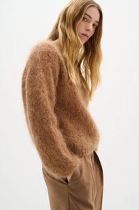 Hovedbilde Jetra Mohair Pullover Tobacco Brown In Wear 