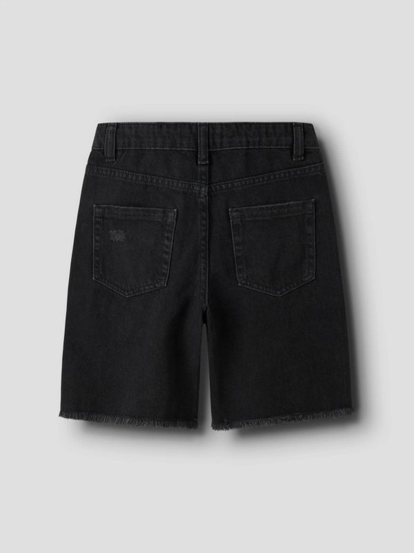 Bella HW Denim Shorts Black Denim Name It