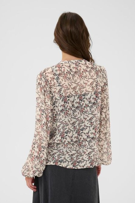 Hovedbilde Sandi Bluse Whitecap Gray Flower Bouquet Part Two ...