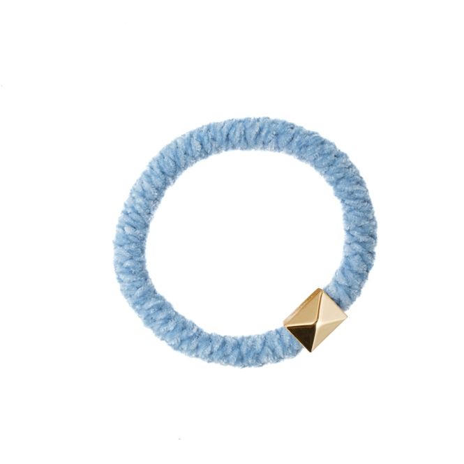 Hovedbilde Fluffy Fat Hair Tie Light Blue DARK