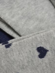 Hovedbilde Str&oslash;mpebukse 2pkn Hjerte Light Grey Melange ...