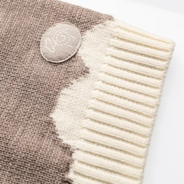 Genser Lammi Ull Beige Lillelam