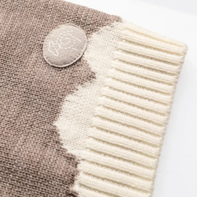 Genser Lammi Ull Beige Lillelam