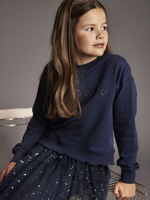 Hovedbilde Sweatshirt Blue Iris Creamie 