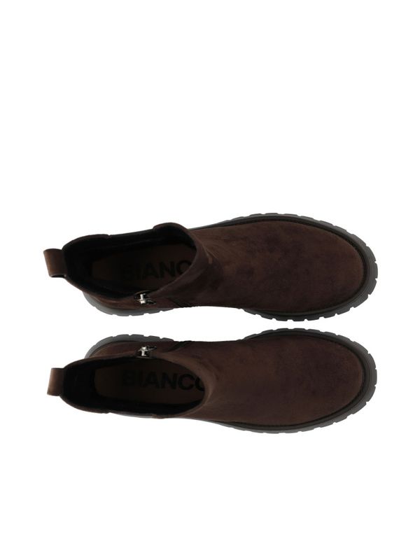 Biaarchie Chunky Chelsea Booe Faux Suede BIANCO