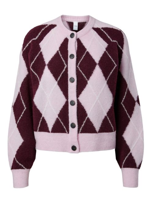 Hovedbilde Cardigan Yasjohi LS Wool Blend Pale Lilac Fig + ...