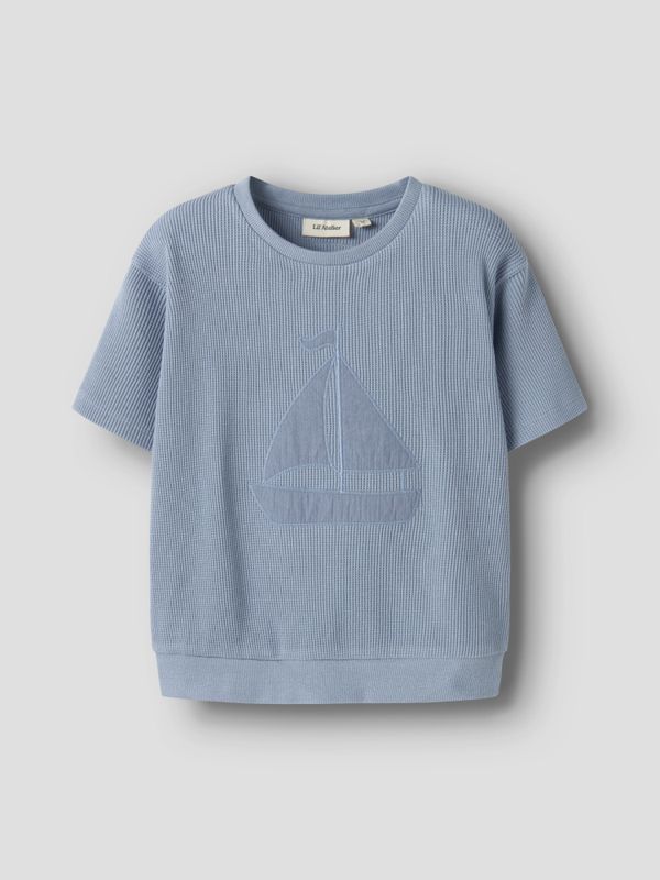 T-Skjorte Harun Loose Sweat Dusty Blue Lil Atelier