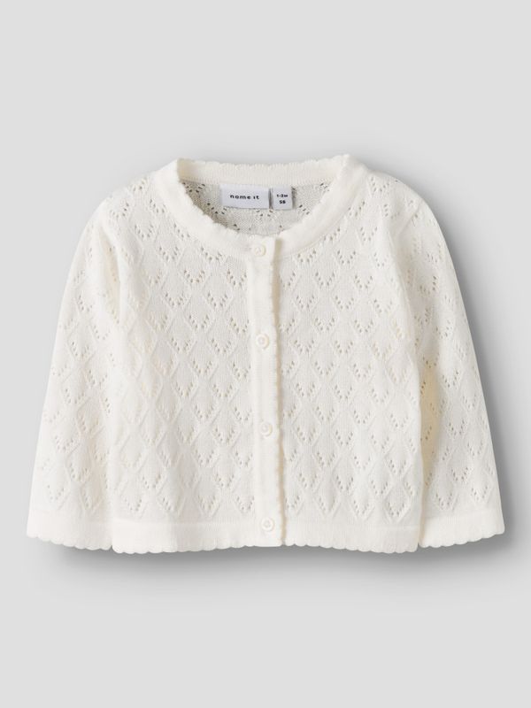 Cardigan Desina Short Knit Cloud Dancer Name It