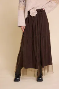 Hovedbilde Hay Tulle Skirt Brown Line Of Oslo