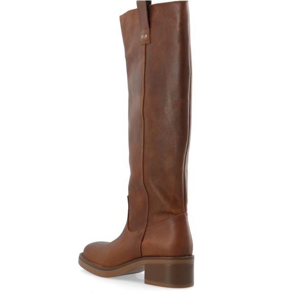 Biamary Skinnboots Knee High Cognac Bianco 