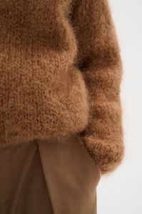 Hovedbilde Jetra Mohair Pullover Tobacco Brown In Wear 