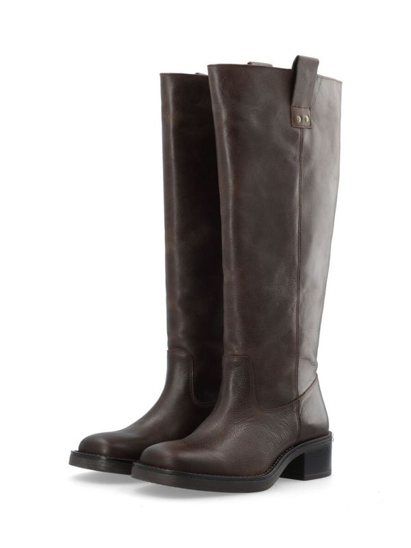 Biamary Lange Støvletter Brown BIANCO