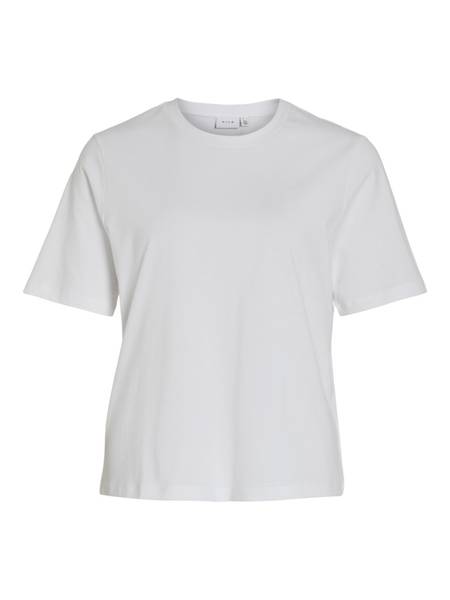 Vidarlene SS T-Skjorte Bright White VILA
