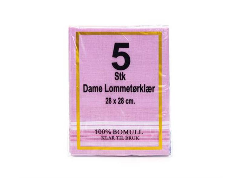 Lommetørkle Dame Kløver