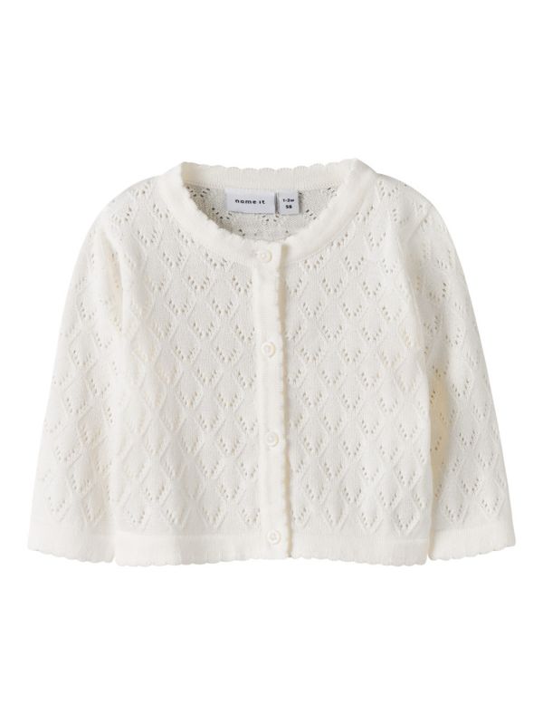 Cardigan Desina Short Knit Cloud Dancer Name It