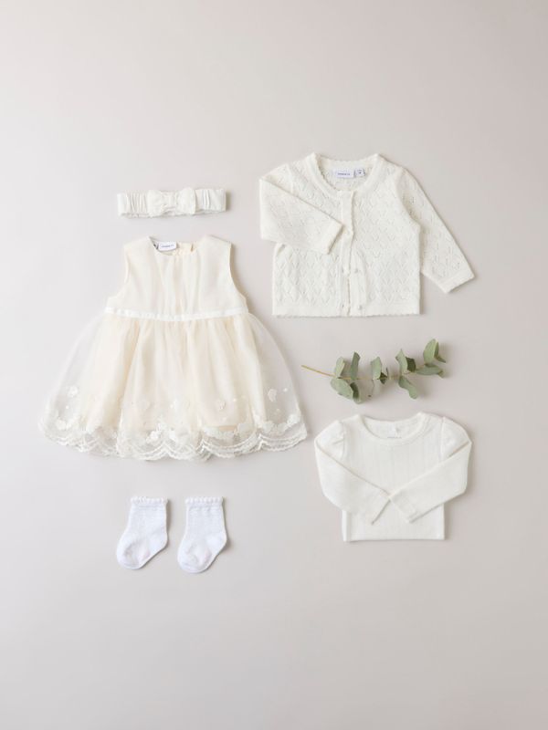 Cardigan Desina Short Knit Cloud Dancer Name It