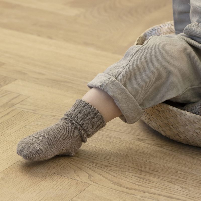 Sokker Alpaca Antiskli Walnut GoBabyGo