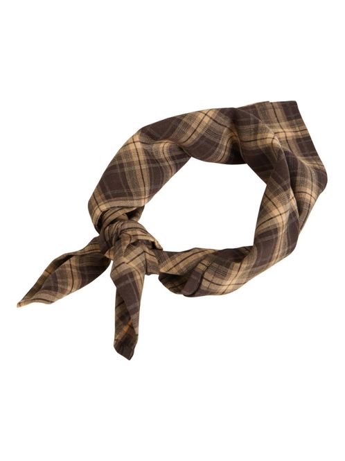 Hovedbilde Vilene Check Scarf Nomad Coffee Bean VILA