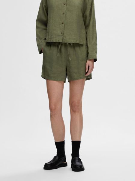 Linnie Lin Shorts Olivine Selected Femme