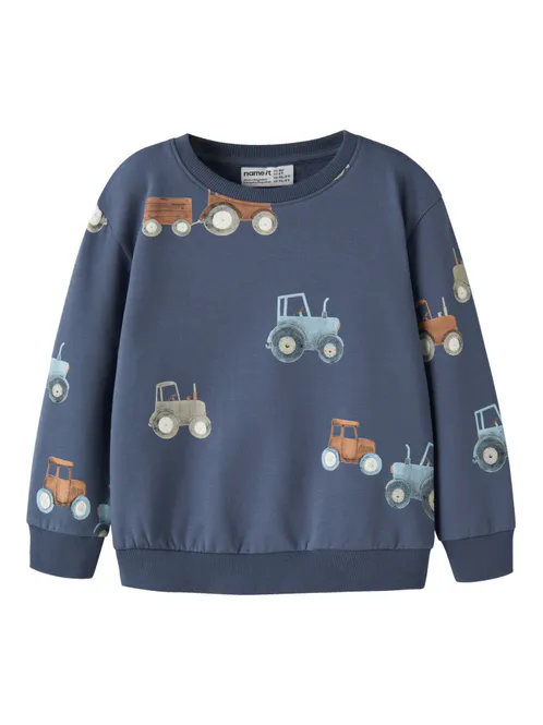 Hovedbilde Fotractor LS Nreg Sweat Bru Vintage Indigo Name ...
