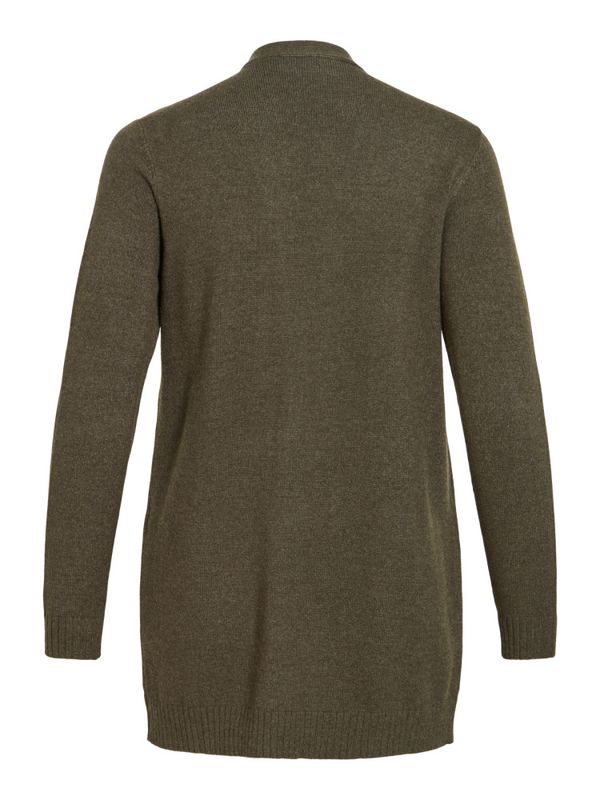 Viril Open LS Knit Cardigan Forest Night Dark Melange VILA