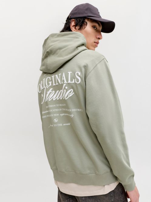 Hovedbilde Jornorrebro Tyop Sweat Hood Seagrass Jack & Jones