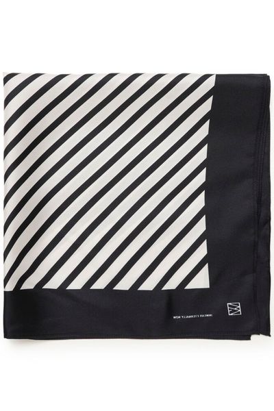 Silkeskjerf Rafiq Black/Whisper In Wear