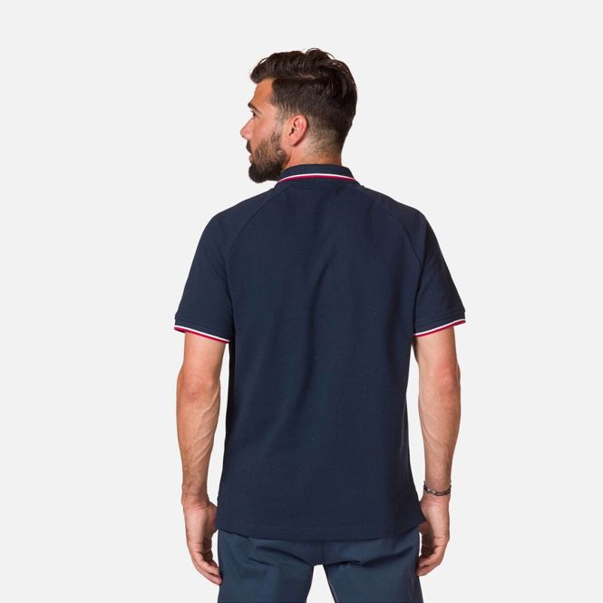 Hovedbilde T-Skjorte Men´s Raglan Polo Shirt Blue Rossignol 