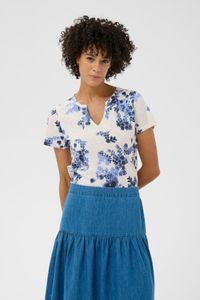 Hovedbilde GesinasPW T Shirt Blue Shadow Flower Part Two