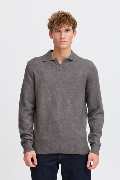Polo Knit Karl Pewter Mix Casual Friday 