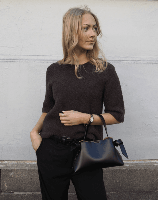 Hovedbilde Lelou 2/4 Knit O-Neck Delicioso Selected Femme