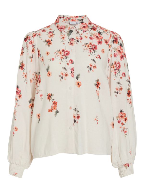 Vielma Bai LS Shirt Cloud Dancer VILA