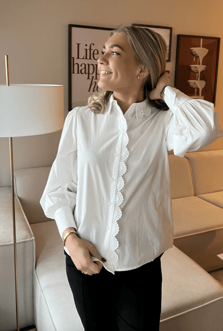 Hovedbilde Yasane LS Shirt Star White YAS