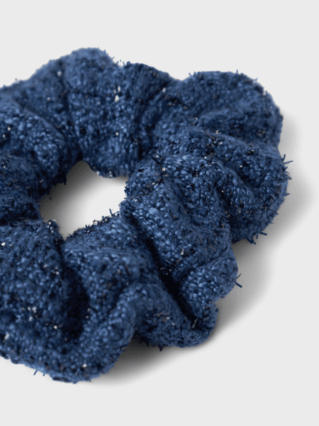 Hårstrikk Scrunchie Dark Sapphire Name It