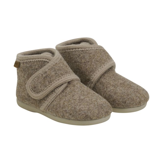 Hovedbilde Tøffel Wool Velgro Walnut Melange En Fant
