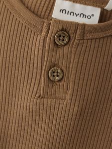 Hovedbilde Body Rib Langermet Brown Sugar Minymo