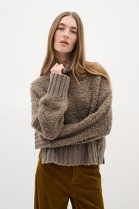 Hovedbilde Guo Highneck Sandy Grey Melange In Wear