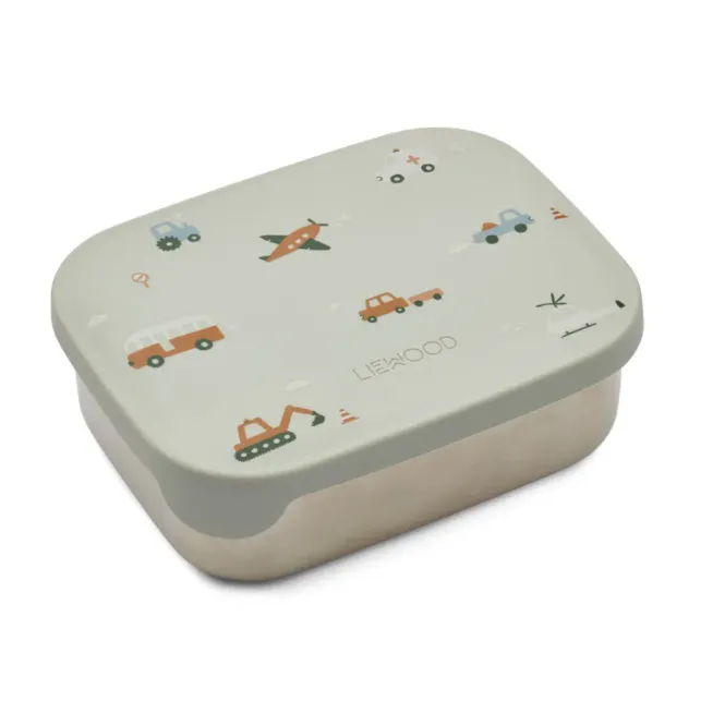 Hovedbilde Arthur Lunchbox Vehicles/Dove blue mix Liewood