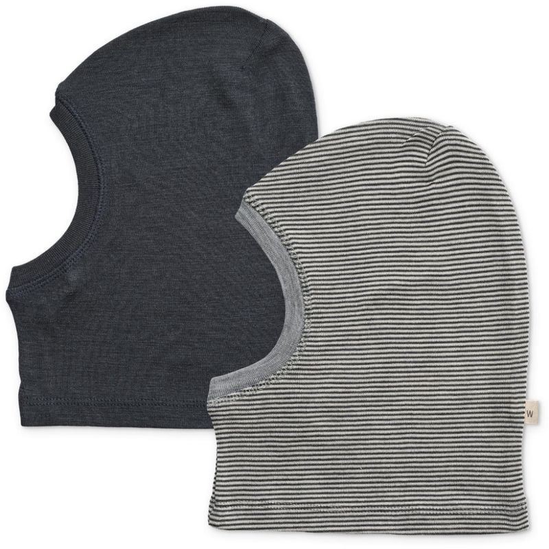 Balaclava Kim Ull 2-pk Navy Stripe Wheat