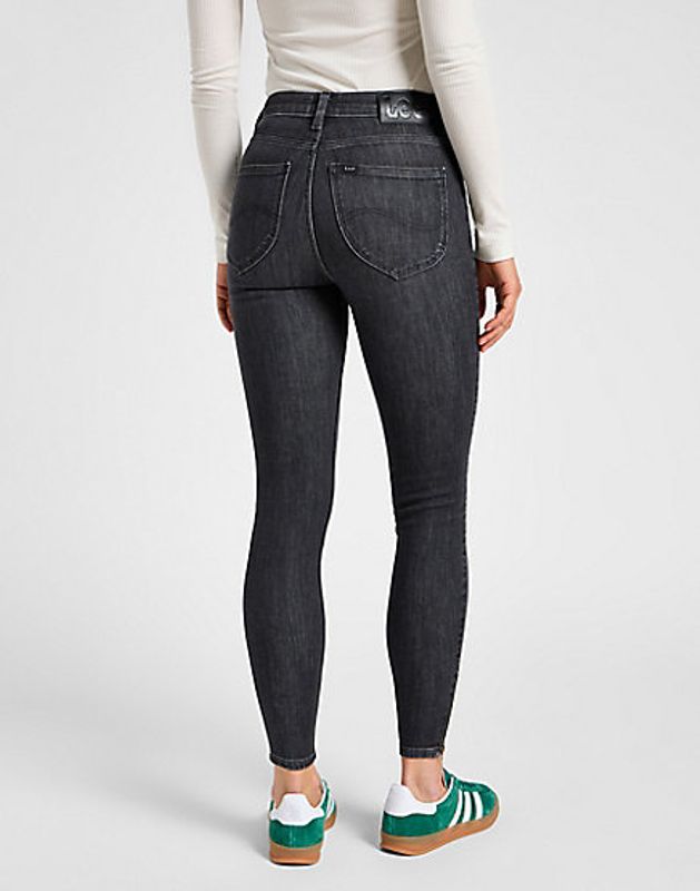 Scarlett High Zip Last Strike Dark Grey LEE