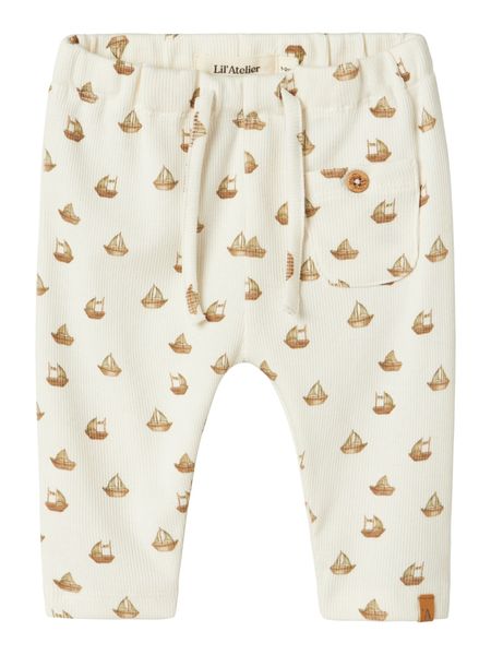 Lavo Eko Loose Pant Coconut Milk Boat Lil Atelier 